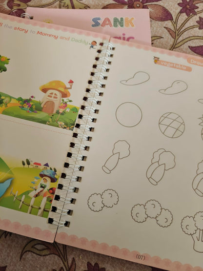 Sank Magic Textbook (4 BOOKS,1 PEN,1 GRIP,10 REFILL)