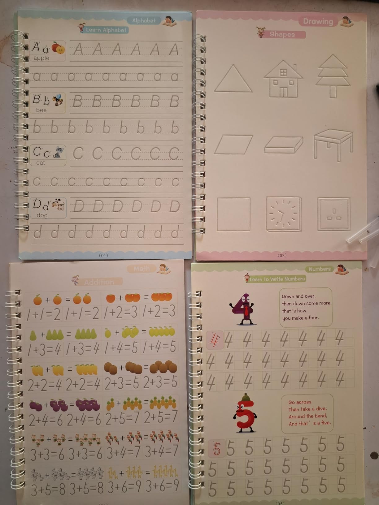 Sank Magic Textbook (4 BOOKS,1 PEN,1 GRIP,10 REFILL)