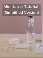 Portable Travel Juice Blender with Pink Base, 420ml Capacity, Fresh Fruit Smoothie Maker, Travel Bottle Juicer